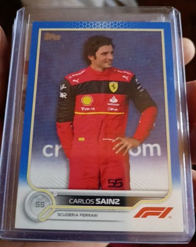 2022 Topps Chrome Formula 1 #32 Carlos Sainz — front