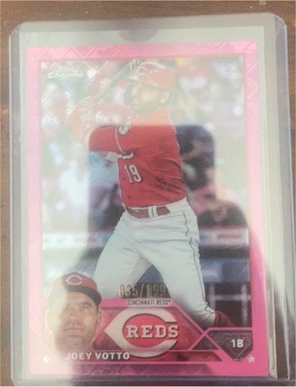 2023 Topps Chrome #190 Joey Votto — front