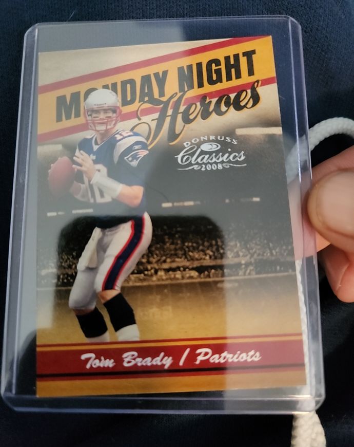 2008 Donruss Classics Monday Night Heroes #MNH-6 Tom Brady — front