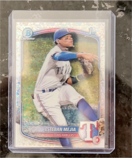 2025 Bowman Chrome Prospects #BCP-9 Esteban Mejia — front