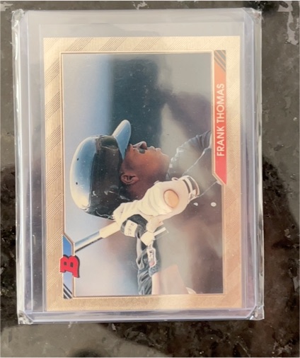 1992 Bowman #551 Frank Thomas Gold Foil — front
