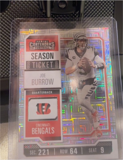 2023 Panini Contenders Season Ticket #22 Joe Burrow — front