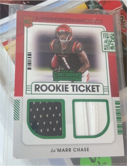 2021 Panini Contenders Rookie Ticket Ja'Marr Chase — front