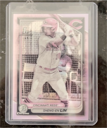 2024 Bowman Chrome Prospects #BCP-155 Sheng-En Lin — front