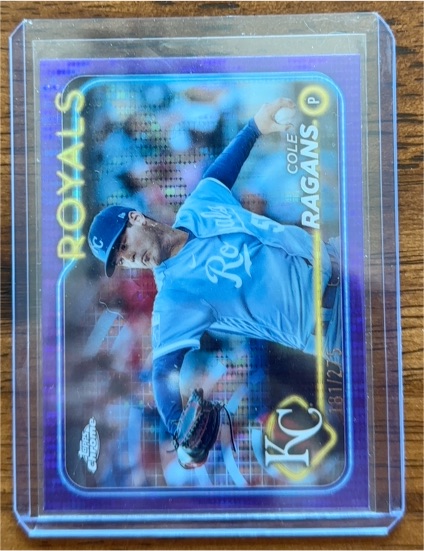 2024 Topps Chrome #186 Cole Ragans — front