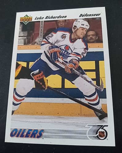 1991-92 Upper Deck #75 Luke Richardson — front