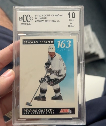 1991-92 Score Canadian #296 Wayne Gretzky — front