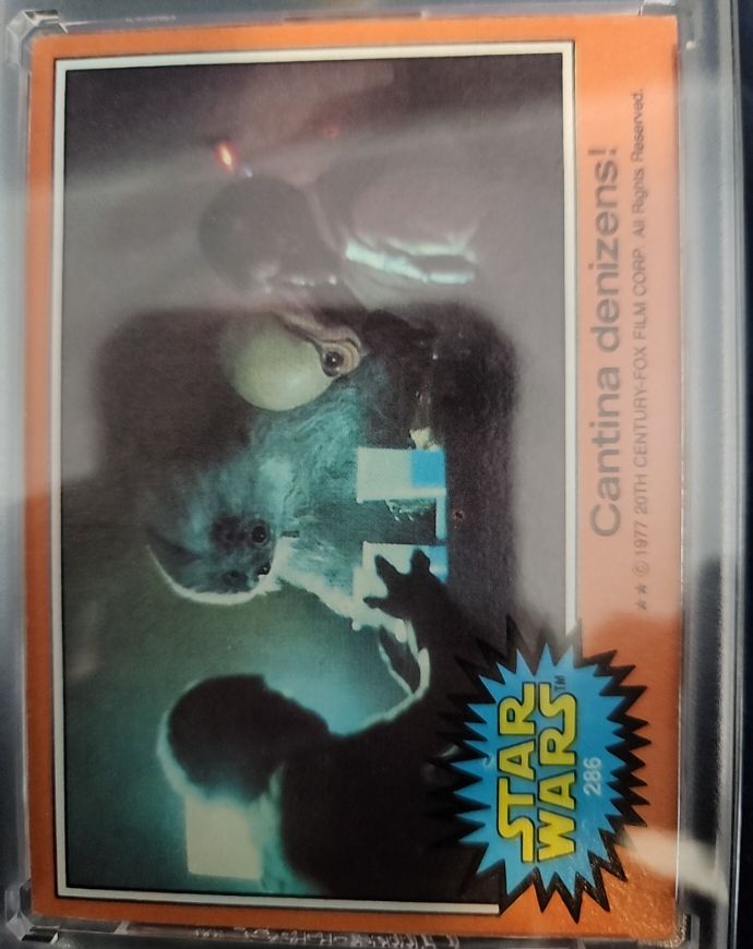 1977 Topps Star Wars #286 Cantina Denizens — front