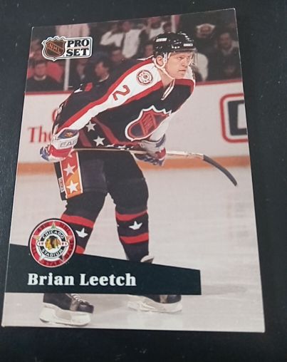 1991-92 Pro Set #309 Brian Leetch — front