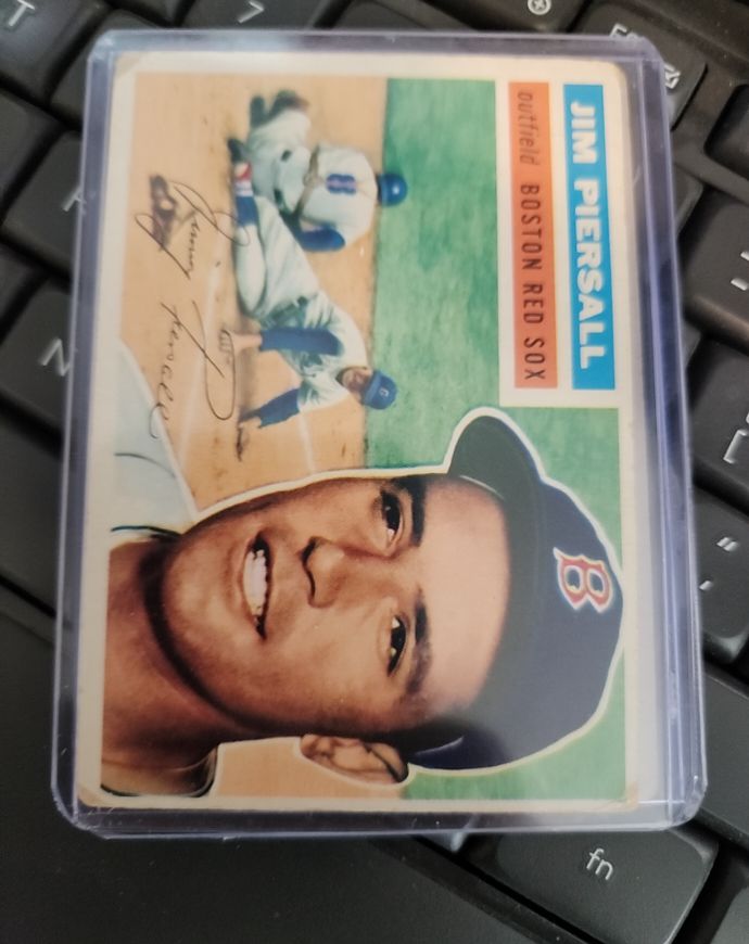1956 Topps #143 Jim Piersall — front