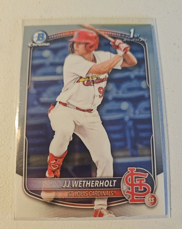 2025 Bowman Chrome Prospects #BCP-22 JJ Wetherholt — front