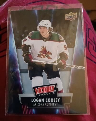 2023-24 Upper Deck National Hockey Card Day Victory Rookie #V-11 Logan Cooley — front