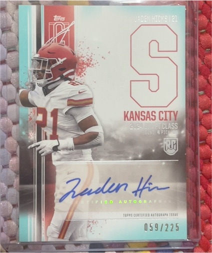 2024 Topps Signature Class #RCA-JH Jaden Hicks — front