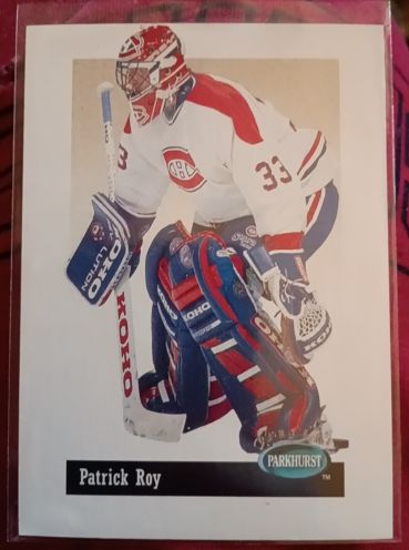 1993-94 Parkhurst #33 Patrick Roy — front
