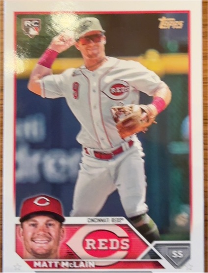 2023 Topps Update #US199 Matt McLain — front