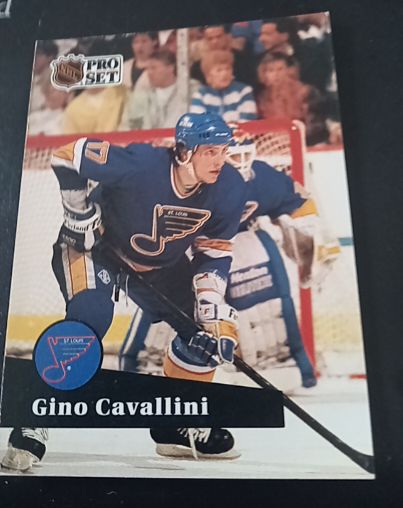 1991 Pro Set #218 Gino Cavallini — front