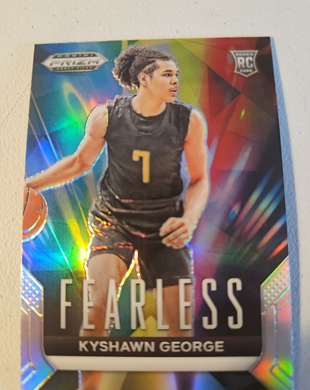 2024 Panini Prizm Draft Picks #15 Kyshawn George Fearless — front