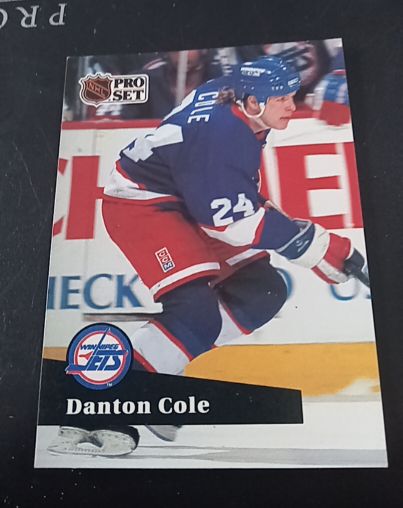 1991-92 Pro Set #263 Danton Cole — front