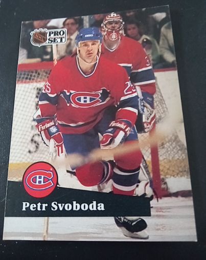 1991-92 Pro Set #123 Petr Svoboda — front