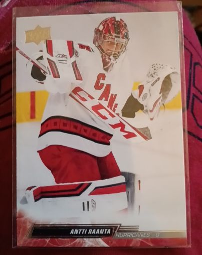 2022-23 Upper Deck Extended Series #528 Antti Raanta — front