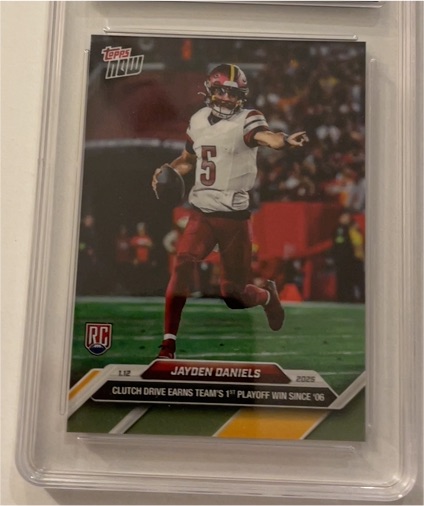 2024 Topps Now #22 Jayden Daniels — front
