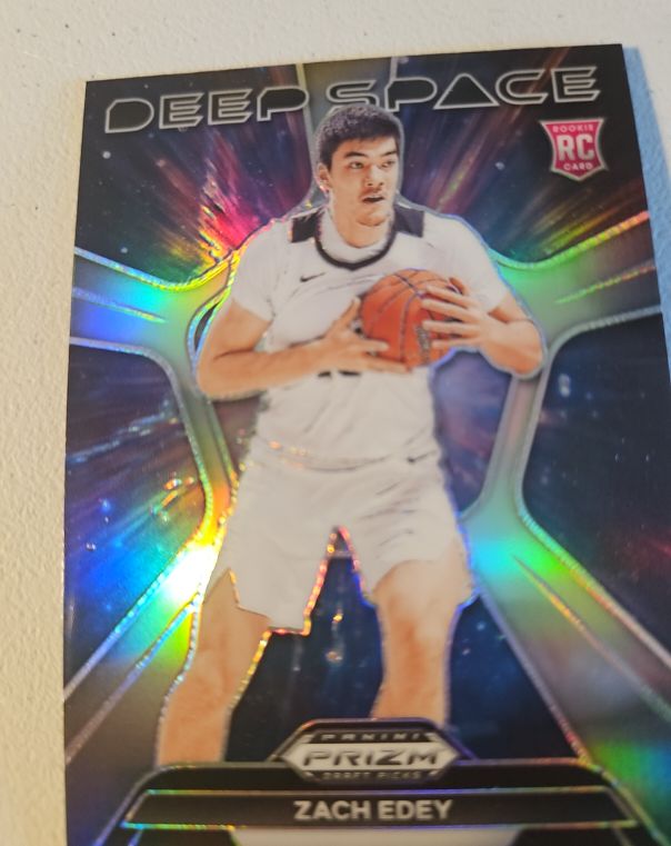 2024 Panini Prizm Draft Picks #4 Zach Edey Deep Space Silver Prizm — front