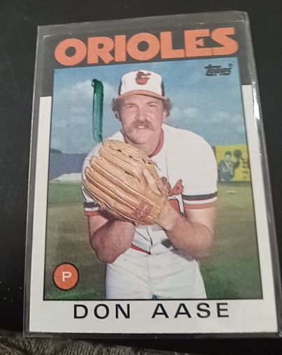 1986 Topps #288 Don Aase — front