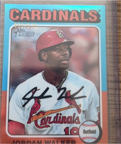 2024 Topps Heritage #96 Jordan Walker — front