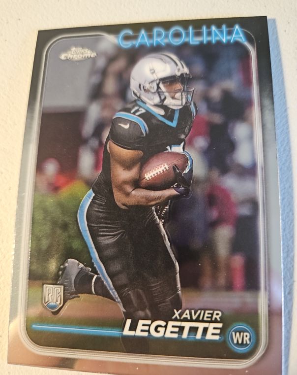 2024 Topps Chrome #211 Xavier Legette — front