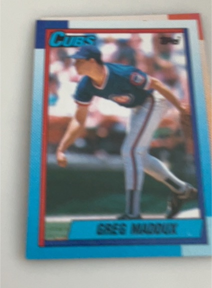 1990 Topps #715 Greg Maddux — front