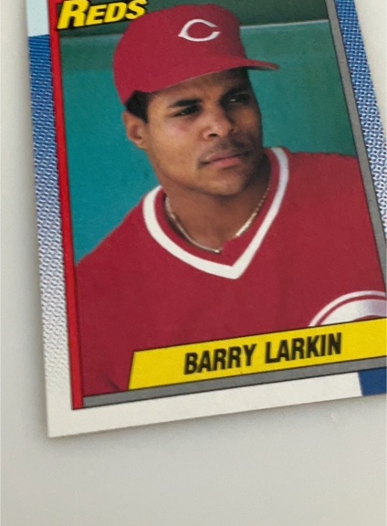 1990 Topps #10 Barry Larkin — front