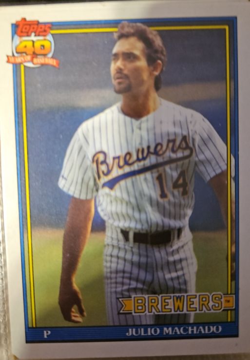1991 Topps #434 Julio Machado — front