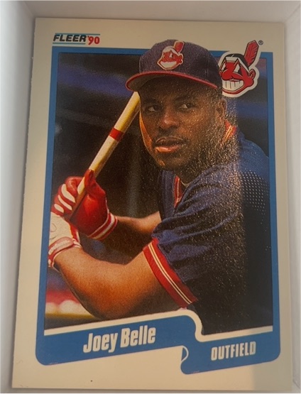 1990 Fleer #485 Joey Belle — front