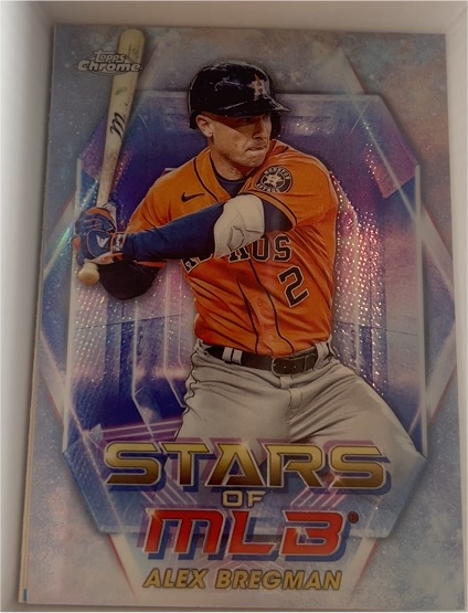 2023 Topps Chrome Stars of MLB #SMLB-8 Alex Bregman — front