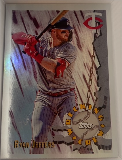2024 Topps Archives #96WC-15 Ryan Jeffers Wrecking Crew Minnesota Twins — front