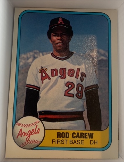 1981 Fleer #268 Rod Carew — front
