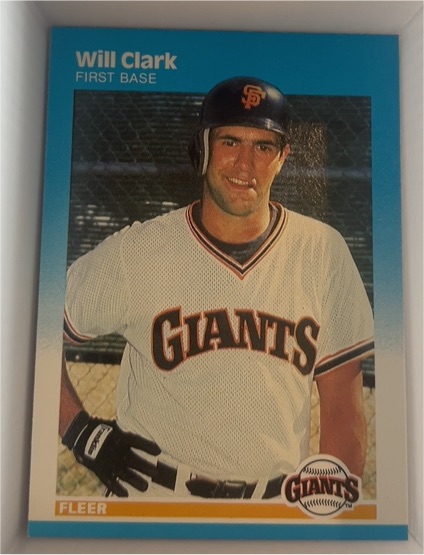 1987 Fleer #269 Will Clark — front