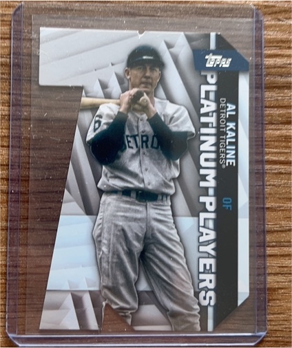 2021 Topps Update Platinum Players Die-Cut #PDC-62 Al Kaline — front