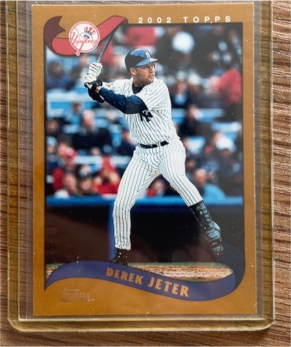 2002 Topps #75 Derek Jeter — front