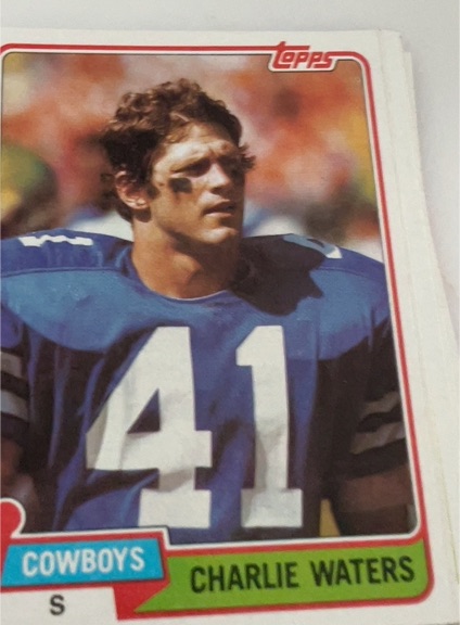 1981 Topps #455 Charlie Waters — front