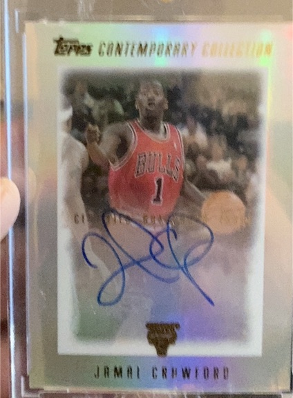 2003 Topps Contemporary Collection #CC-JC Jamal Crawford — front