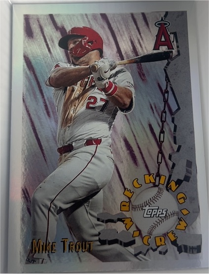 2024 Topps Archives Wrecking Crew #96WC-20 Mike Trout — front