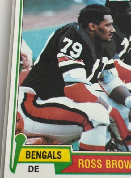 1981 Topps #152 Ross Browner — front