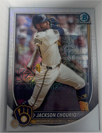 2025 Bowman Chrome #11 Jackson Chourio — front
