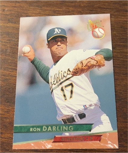 1993 Fleer Ultra #256 Ron Darling — front