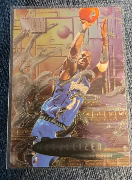 1996-97 Fleer Metal #224 Kevin Garnett — front