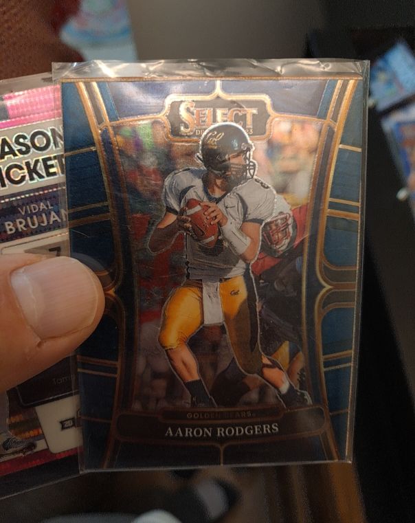 2023 Panini Select Draft Picks #31 Aaron Rodgers — front