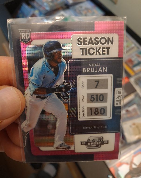 2022 Panini Chronicles Contenders Optic #8 Vidal Brujan — front