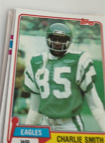 1981 Topps #523 Charlie Smith Philadelphia Eagles — front