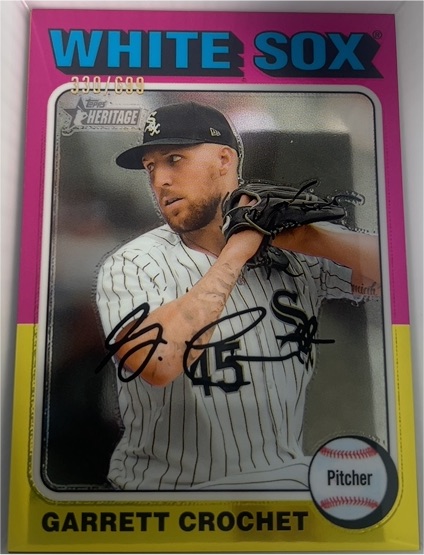 2024 Topps Heritage High Number #627 Garrett Crochet — front